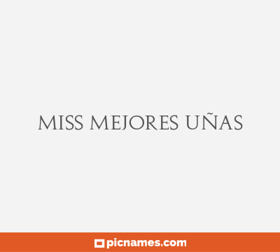 Miss Mejores Uñas